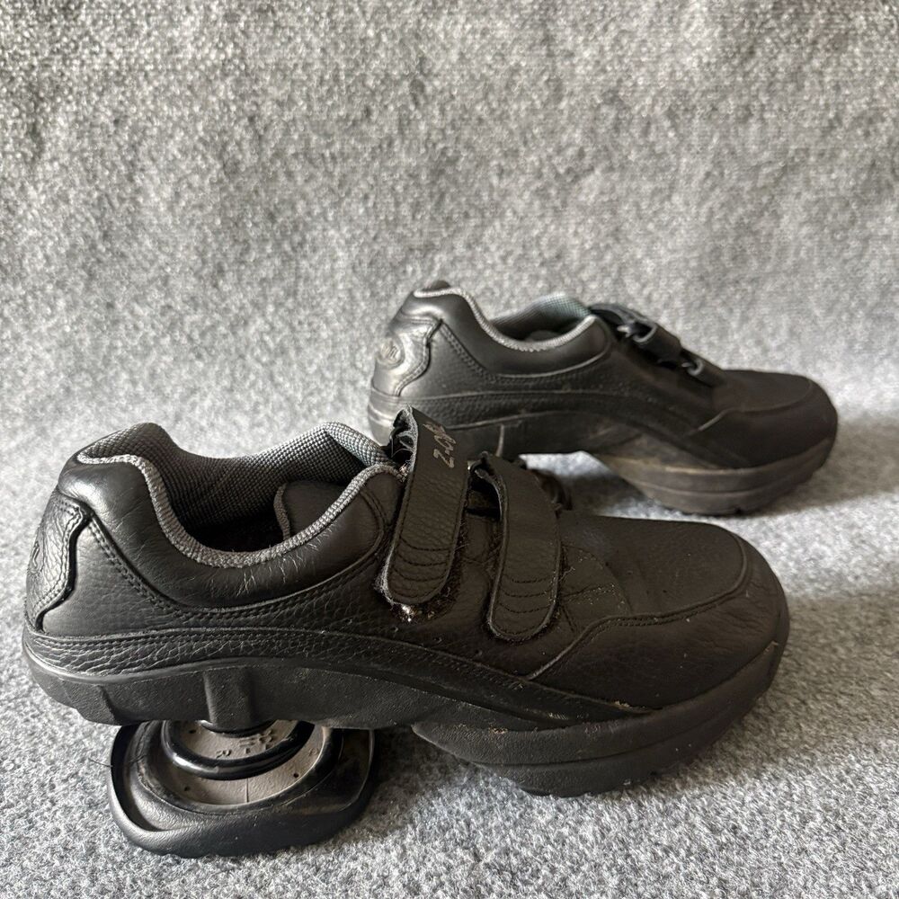 Z-Coil Men's Size 10 Legend Orthopedic Comfort Black Leather Spring Heel Shoes
